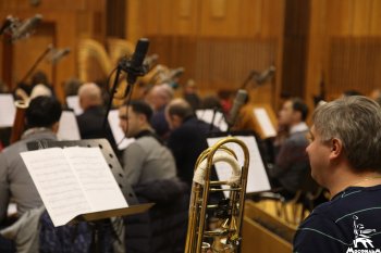 В Первой музыкальной студии прошла запись Симфонического оркестра радио «Орфей»