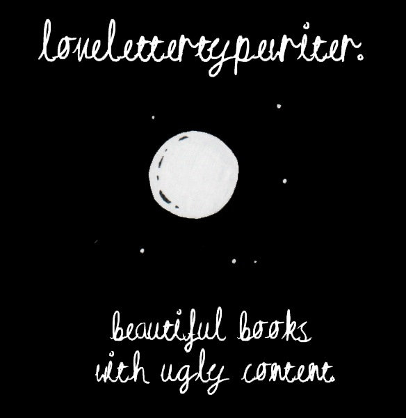 Обложка сингла группы lovelettertypewriter «Beautiful books with ugly content»